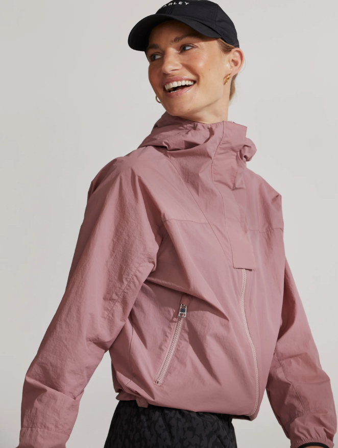 Women’s Windbreaker Jacket – Lightweight Hooded Rain and Wind Resistant Coat