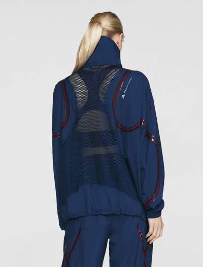 Women’s Training Jacket – Lightweight Windbreaker with Mesh Back and Reflective Details