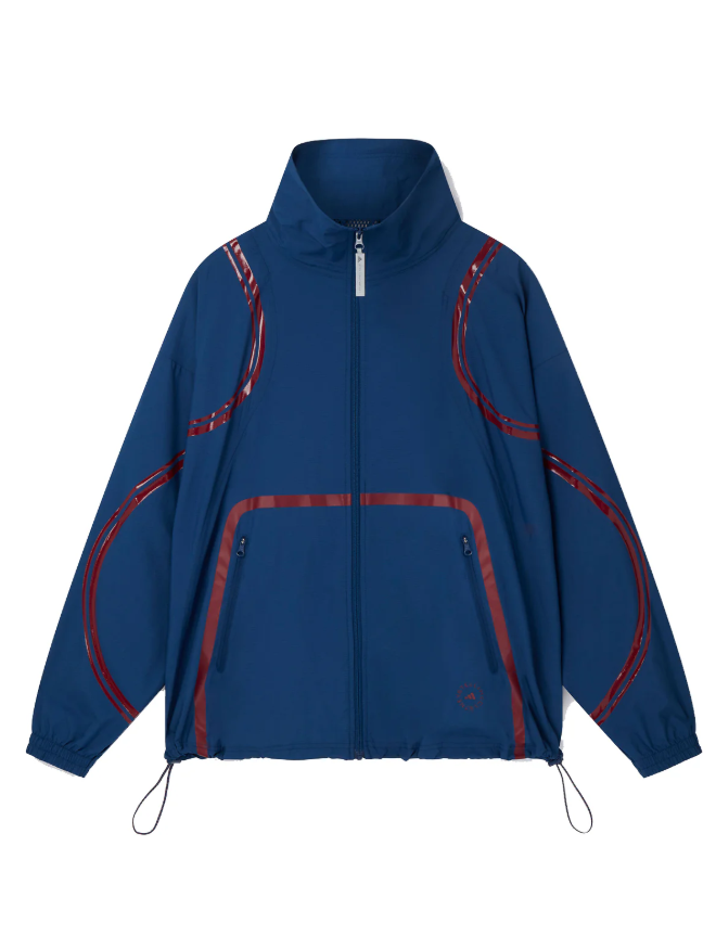 Women’s Training Jacket – Lightweight Windbreaker with Mesh Back and Reflective Details