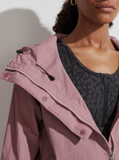 Women’s Windbreaker Jacket – Lightweight Hooded Rain and Wind Resistant Coat