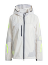 Women’s Running Jacket – Lightweight Hooded Windbreaker with Reflective Trim