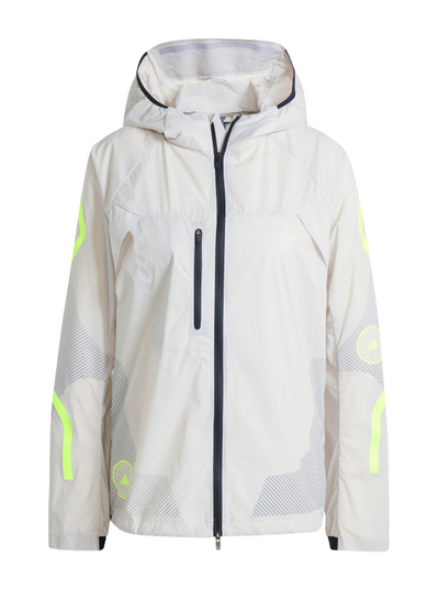 Women’s Running Jacket – Lightweight Hooded Windbreaker with Reflective Trim
