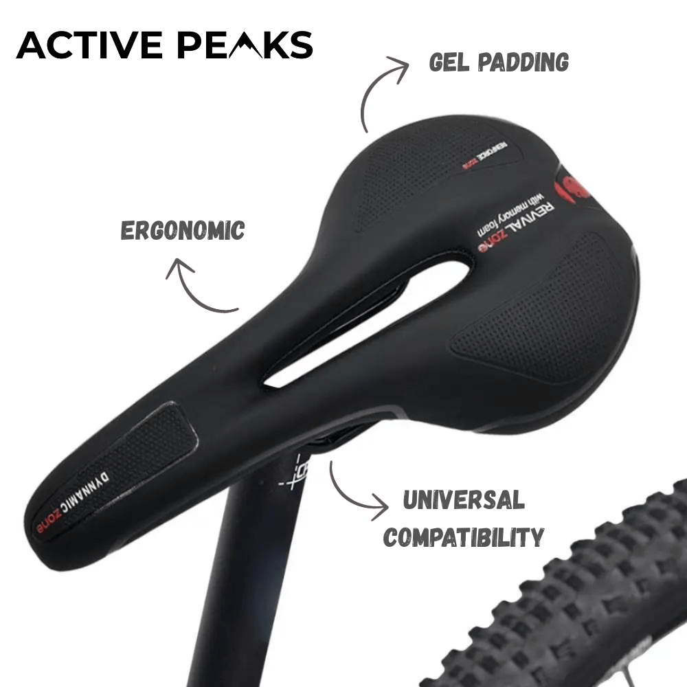 Ergonomic Bike Saddle – Gel-Padded & Wear-Resistant