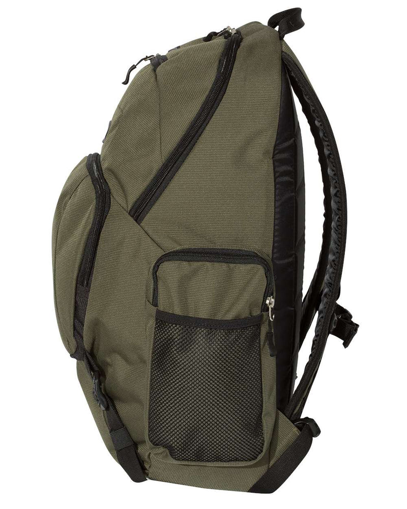 Sports Backpack – 600D Polyester, 15” Laptop Sleeve, Towel Straps, Eyewear Pocket, and Water Bottle Holders