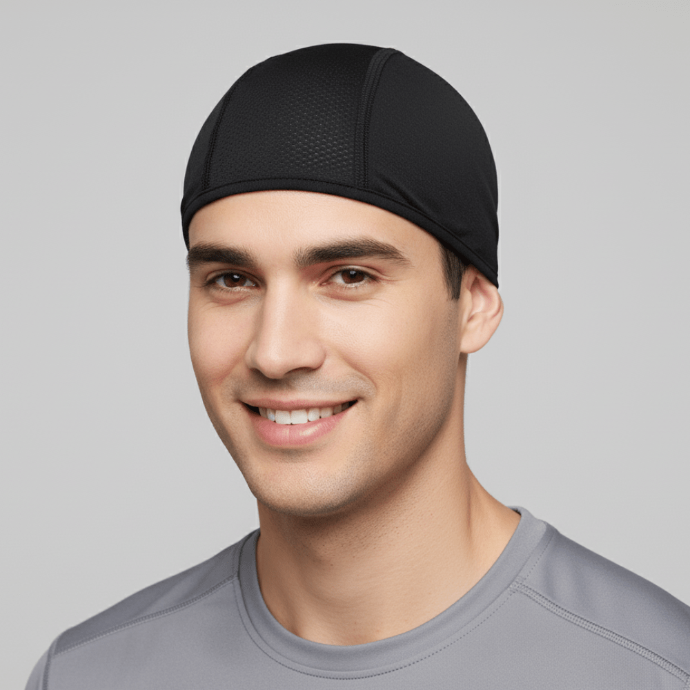 Breathable Cycling Skull Cap – Lightweight Mesh Design