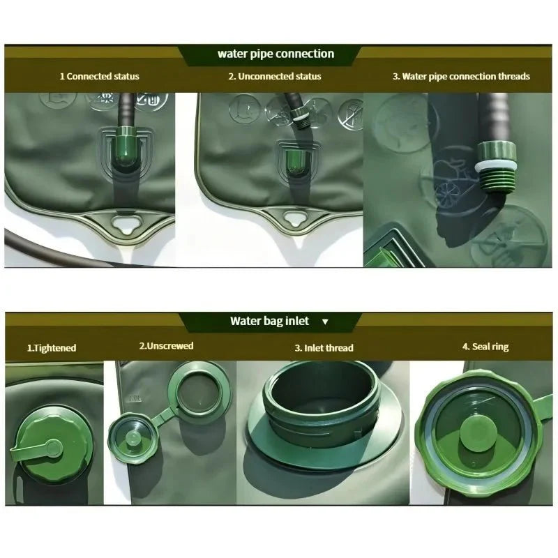 Hydration Bladder Backpack with 2L Reservoir