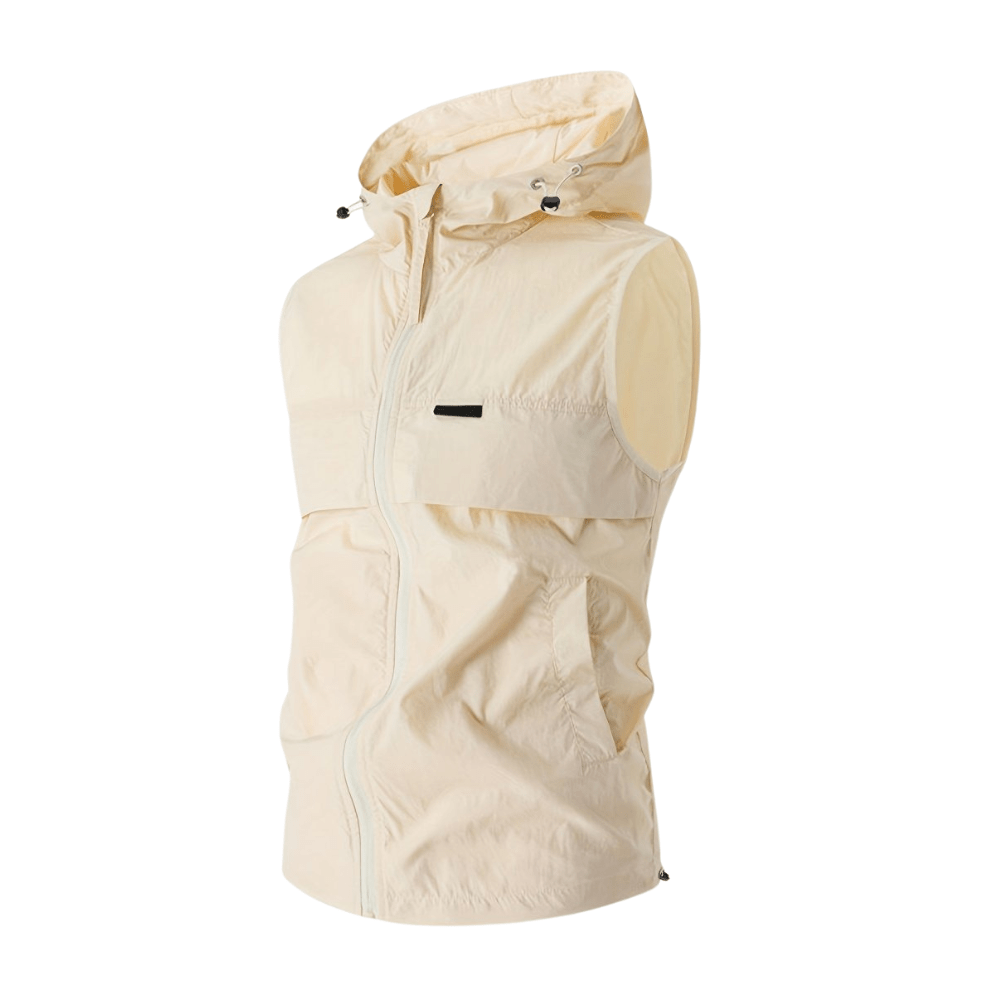 Lightweight Hooded Sleeveless Vest