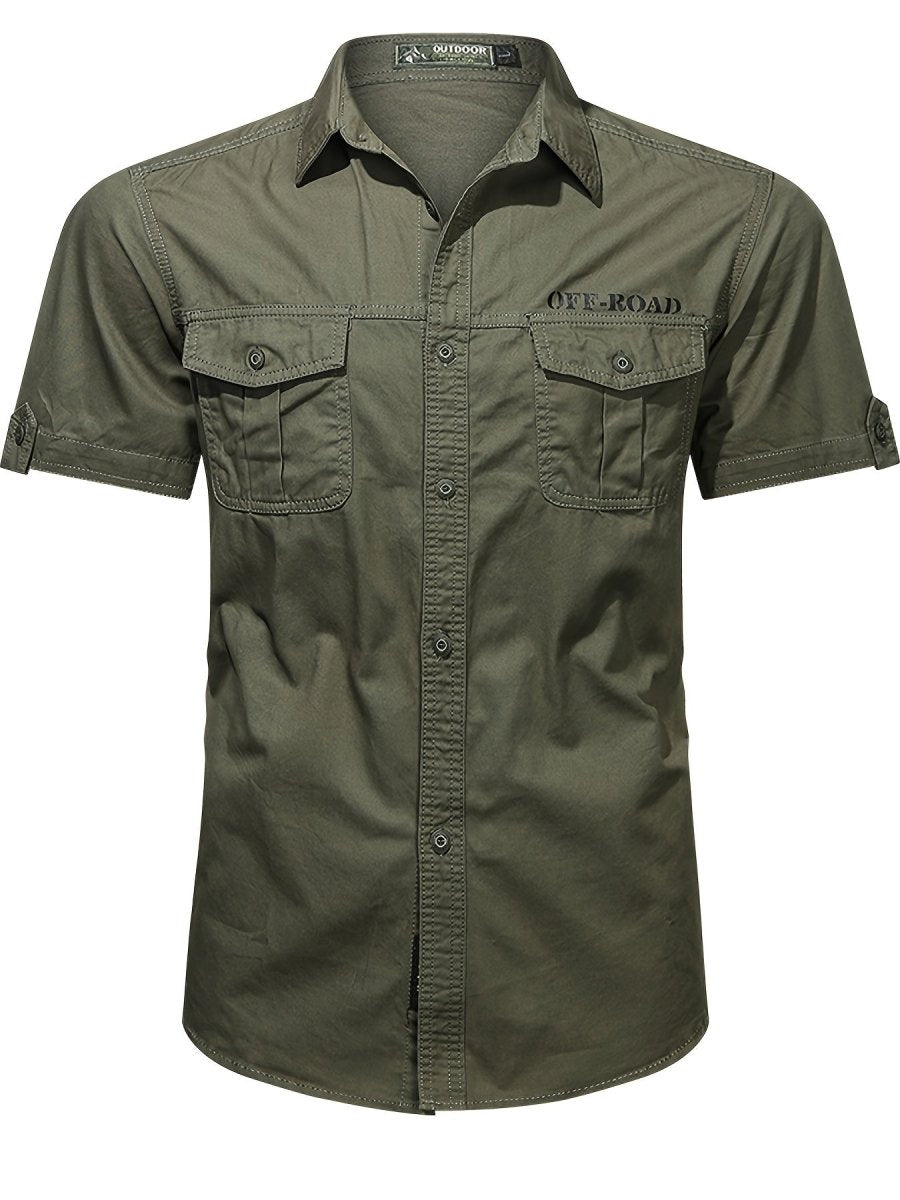 Breathable Cotton Outdoor Shirt for Men