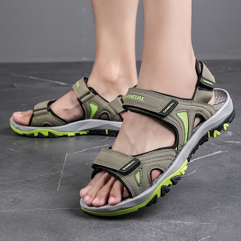 Breathable Walking Sandals with Closed Toe and Adjustable Straps