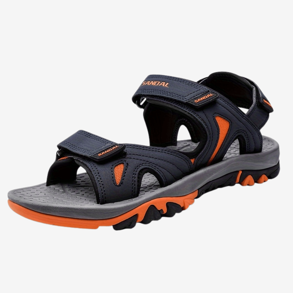 Breathable Walking Sandals with Closed Toe and Adjustable Straps
