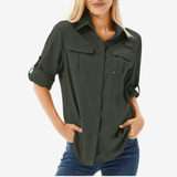 Breathable Long Sleeve Hiking Shirt – Women’s Lightweight