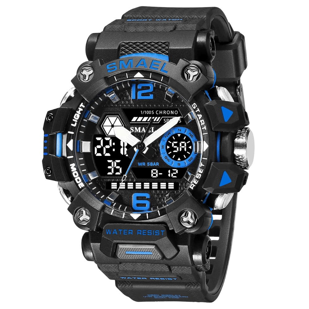 Shock-Resistant Waterproof Outdoor Watch
