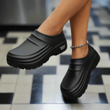 Water-Resistant Slip-On Clogs with Cushioned Sole
