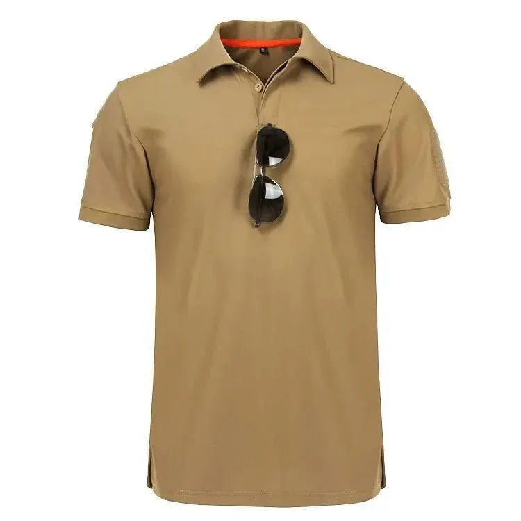 Breathable Short-Sleeve Outdoor Polo Shirt