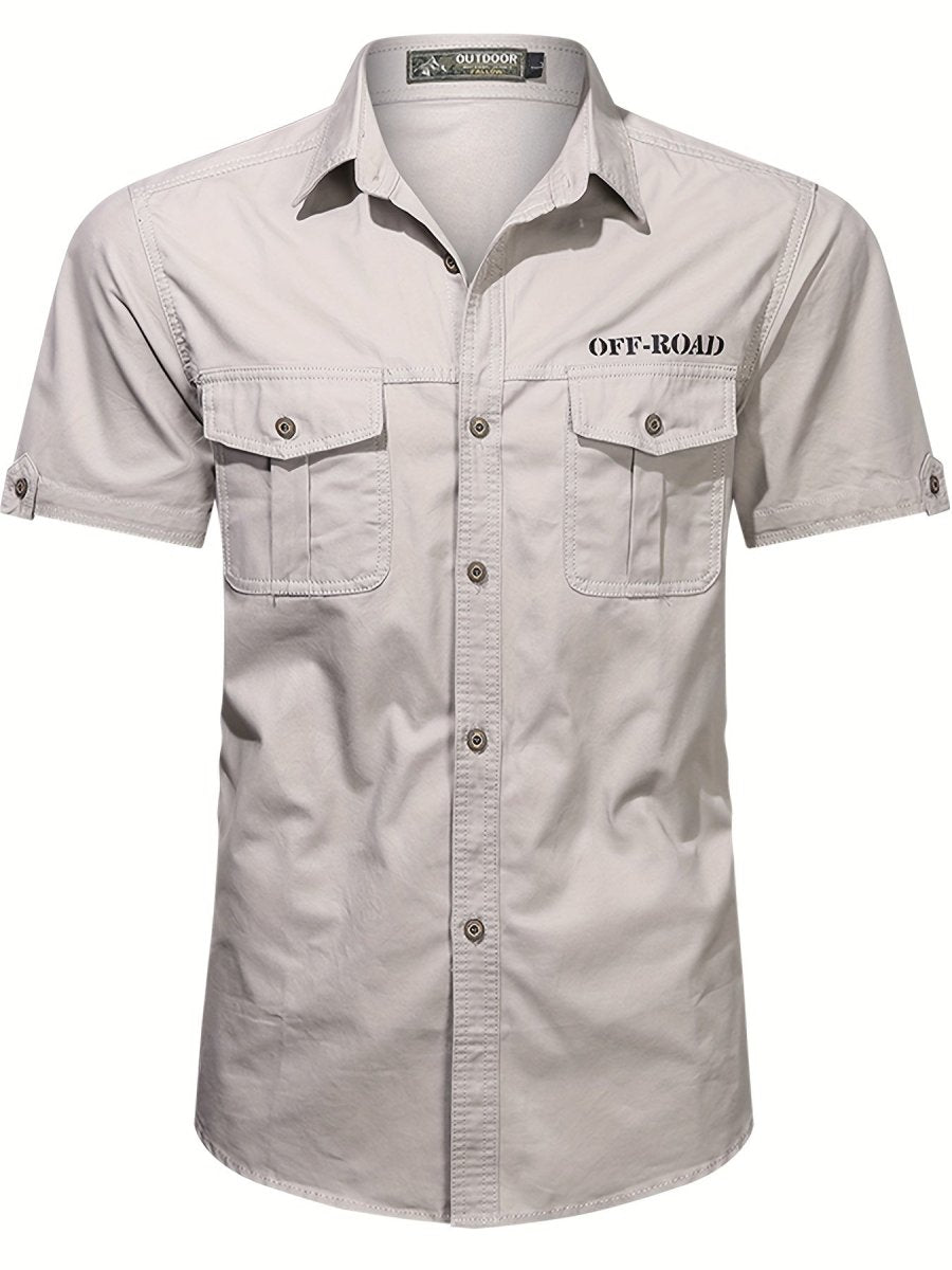 Breathable Cotton Outdoor Shirt for Men