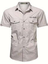 Breathable Cotton Outdoor Shirt for Men