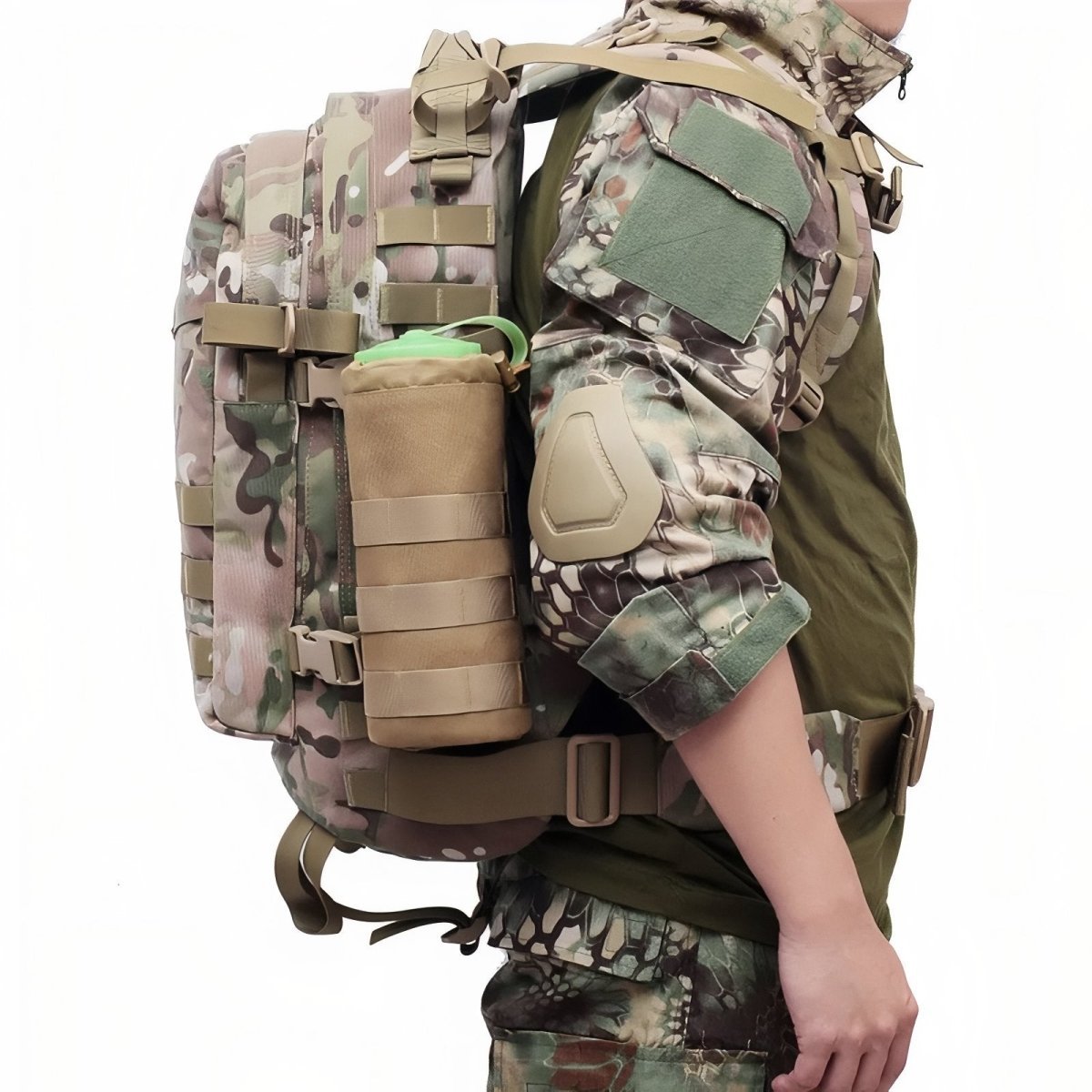 Durable MOLLE Water Bottle Holder for Hiking