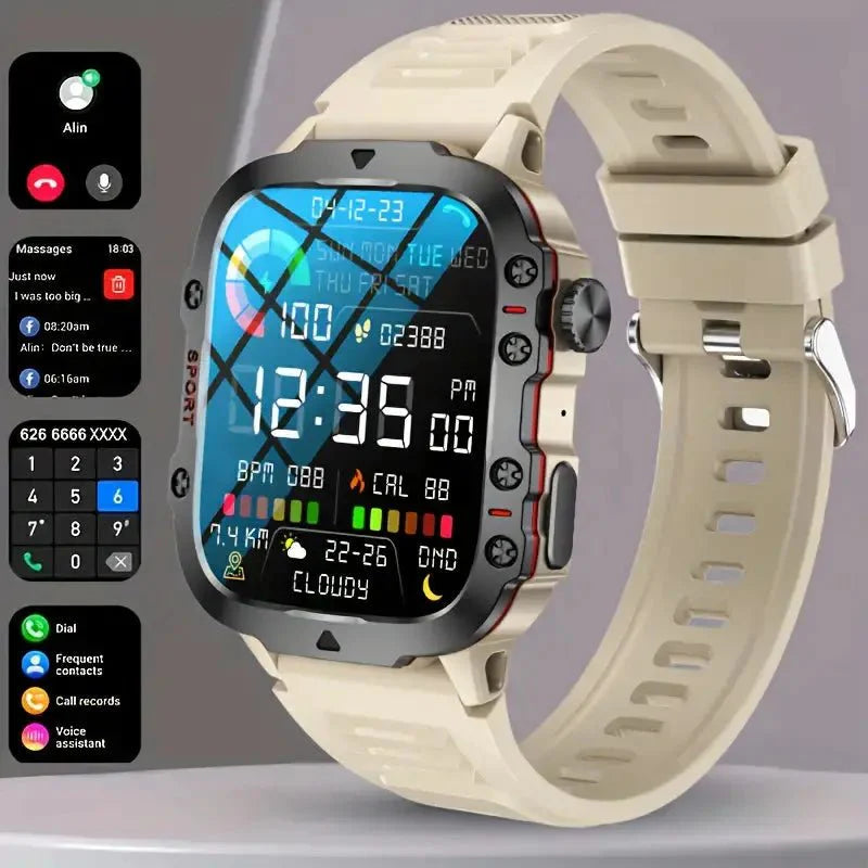 Outdoor Smartwatch – Durable and Waterproof Fitness Tracker