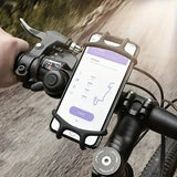 Flexible Silicone Bike Phone Mount – Rotatable & Shock-Resistant