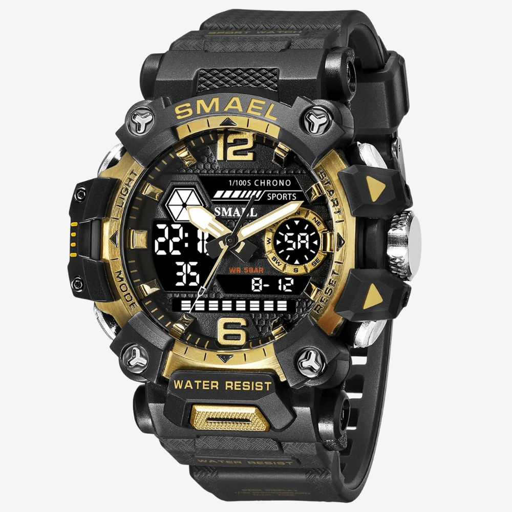 Shock-Resistant Waterproof Outdoor Watch