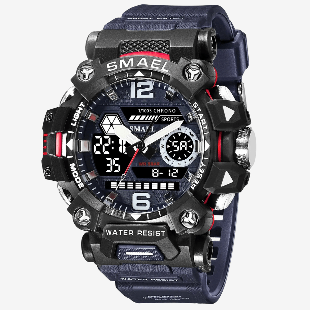 Shock-Resistant Waterproof Outdoor Watch