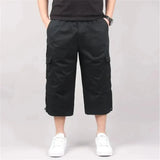 Lightweight Loose-Fit Cargo Shorts with Multiple Pockets