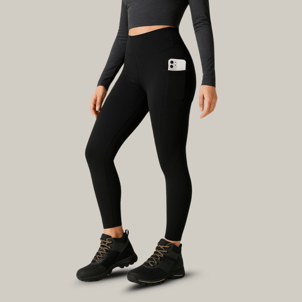 Stretch Hiking Leggings with High Waist for Women