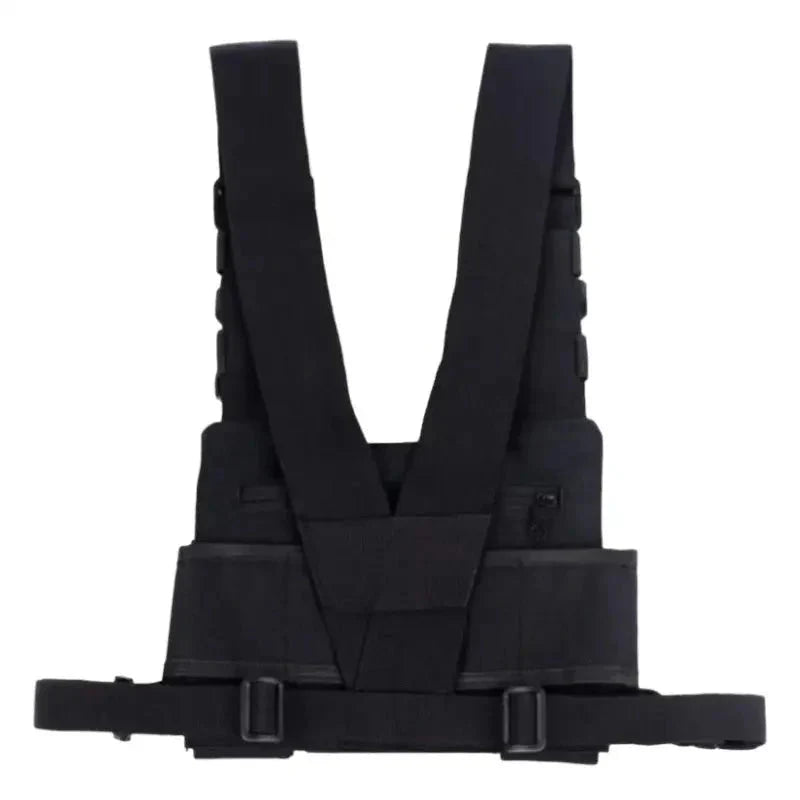 Adjustable Water-Resistant Chest Bag for Outdoor Use