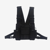 Adjustable Water-Resistant Chest Bag for Outdoor Use