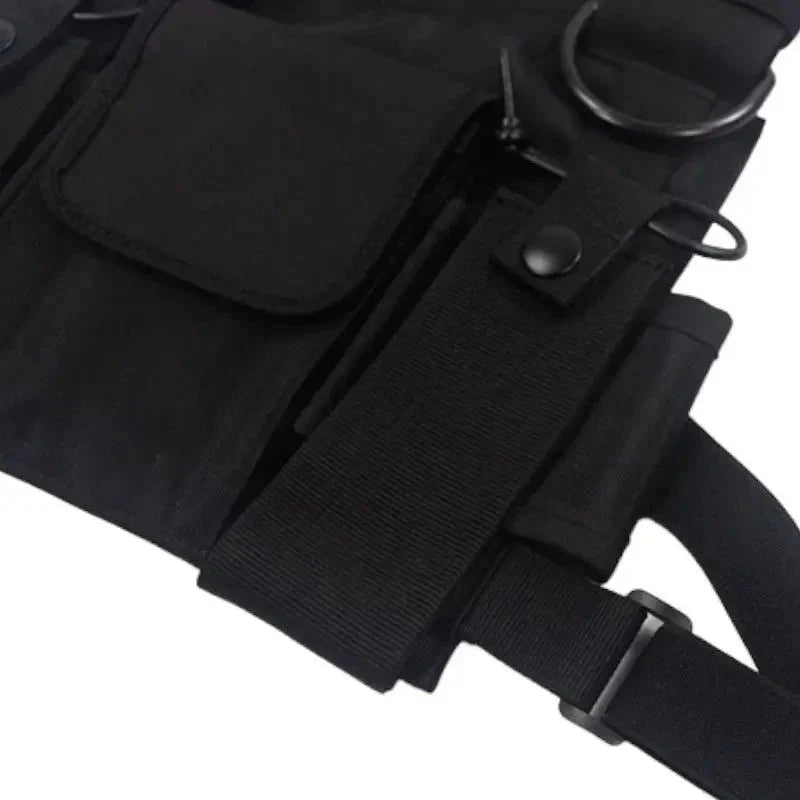 Adjustable Water-Resistant Chest Bag for Outdoor Use