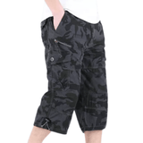 Lightweight Loose-Fit Cargo Shorts with Multiple Pockets