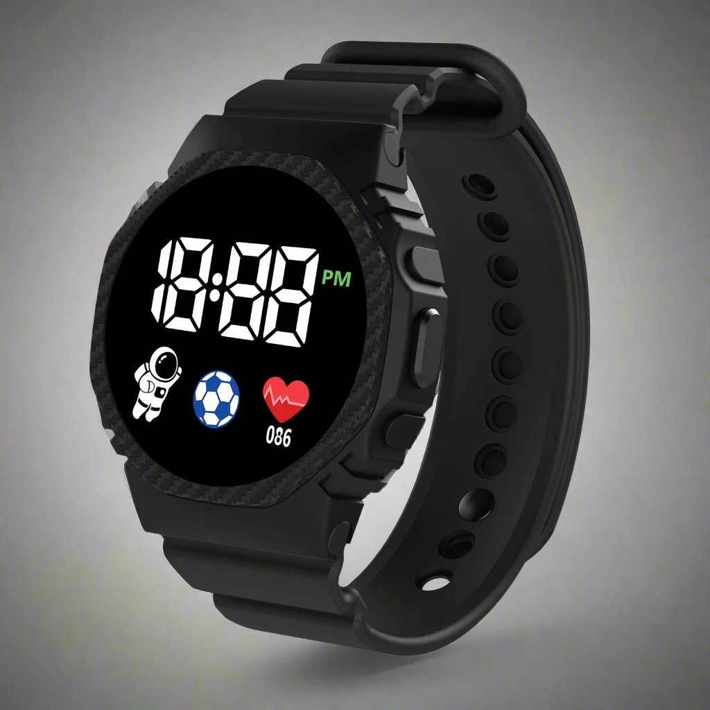 Children’s Waterproof Digital Watch – Durable Outdoor Design