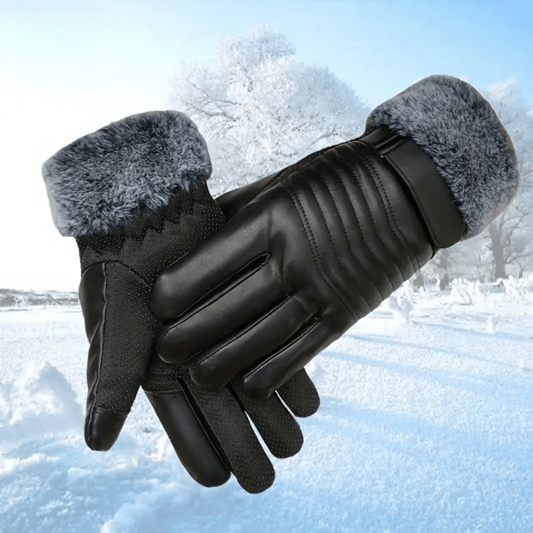 Men’s Fleece Gloves Warm Windproof Touchscreen