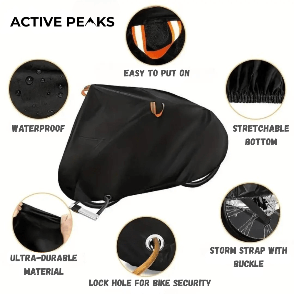 Waterproof Bike Cover – 3-Layer UV-Resistant Protection