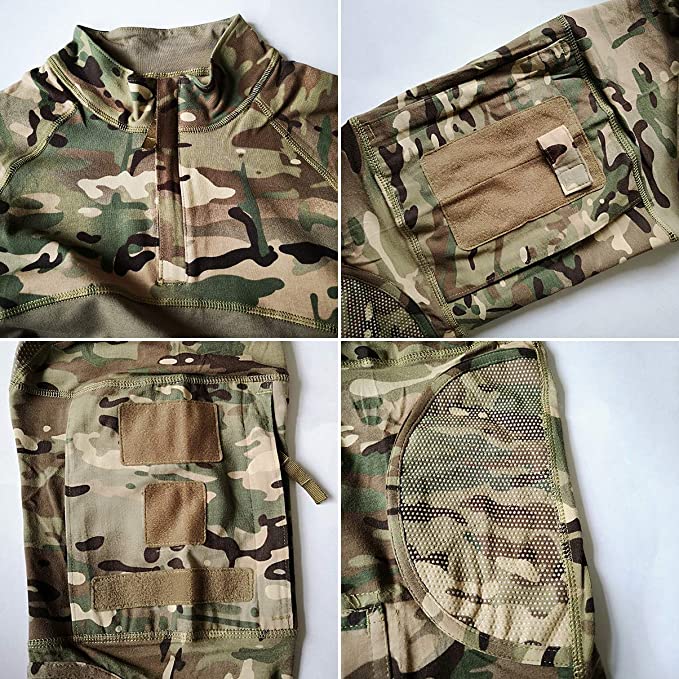 Breathable Stretch Long-Sleeve Tactical Shirt