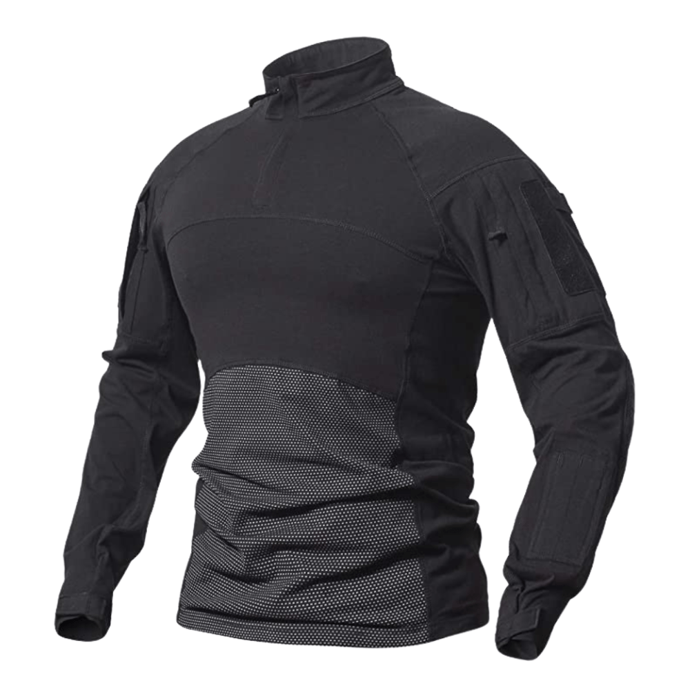 Breathable Stretch Long-Sleeve Tactical Shirt