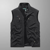 Lightweight Water-Resistant Sleeveless Cargo Vest