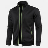 Knitted Zip Cardigan with Full-Length Closure