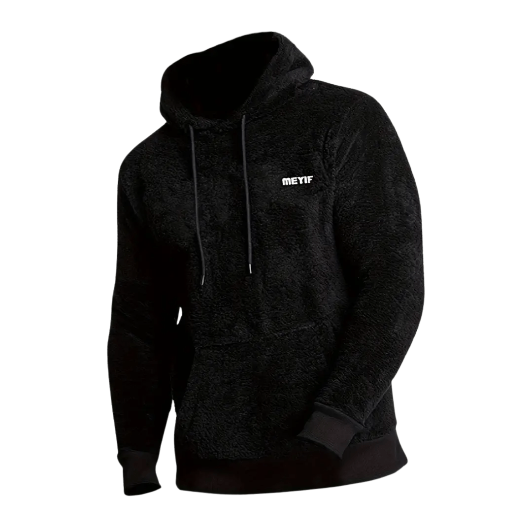 Men’s Fleece-Lined Hoodie Warm Breathable