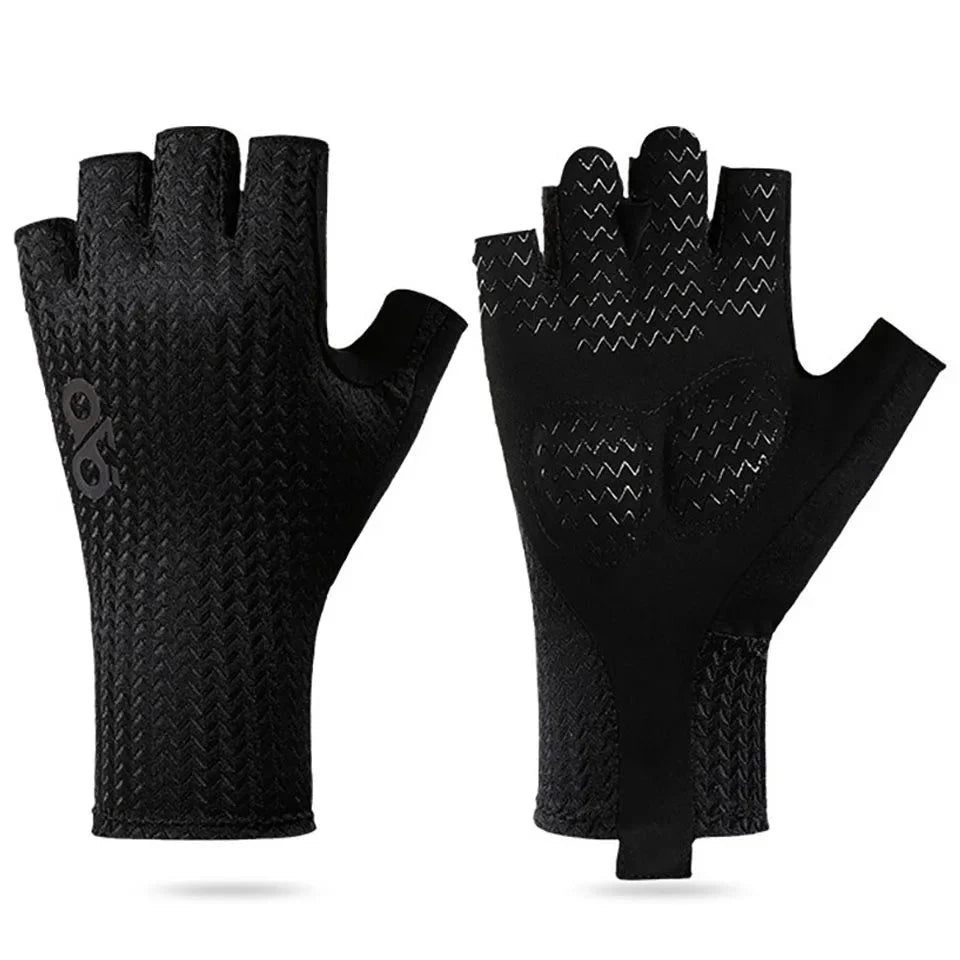 Cycling Gloves Breathable Half Finger Lightweight Non-Slip