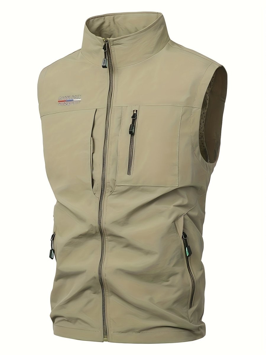 Lightweight Multi-Pocket Outdoor Gilet for Men
