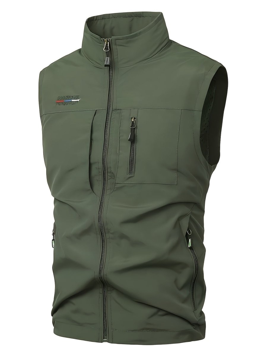 Lightweight Multi-Pocket Outdoor Gilet for Men