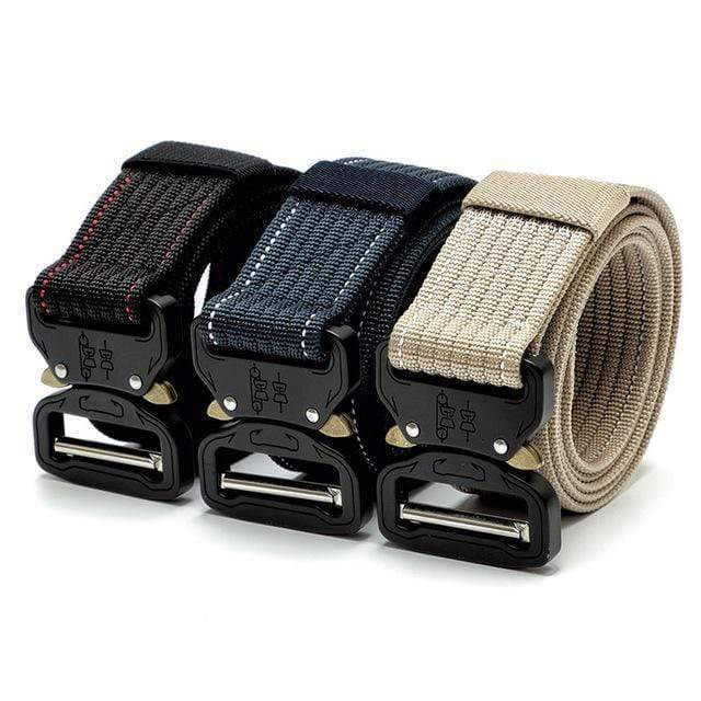Adjustable Tactical Belt – Durable Nylon Outdoor Utility Fit