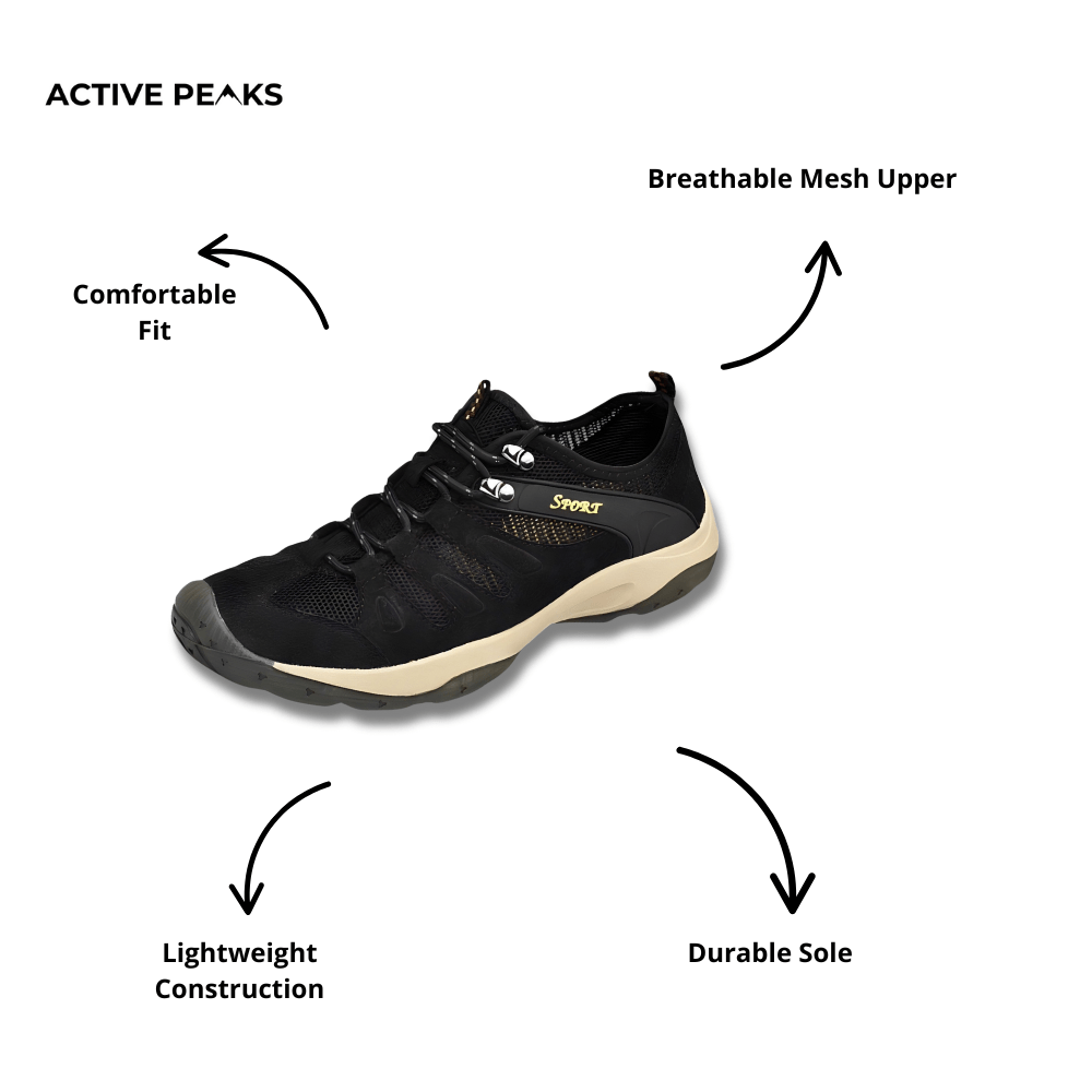 Women's Hiking Shoes - Breathable Mesh Design
