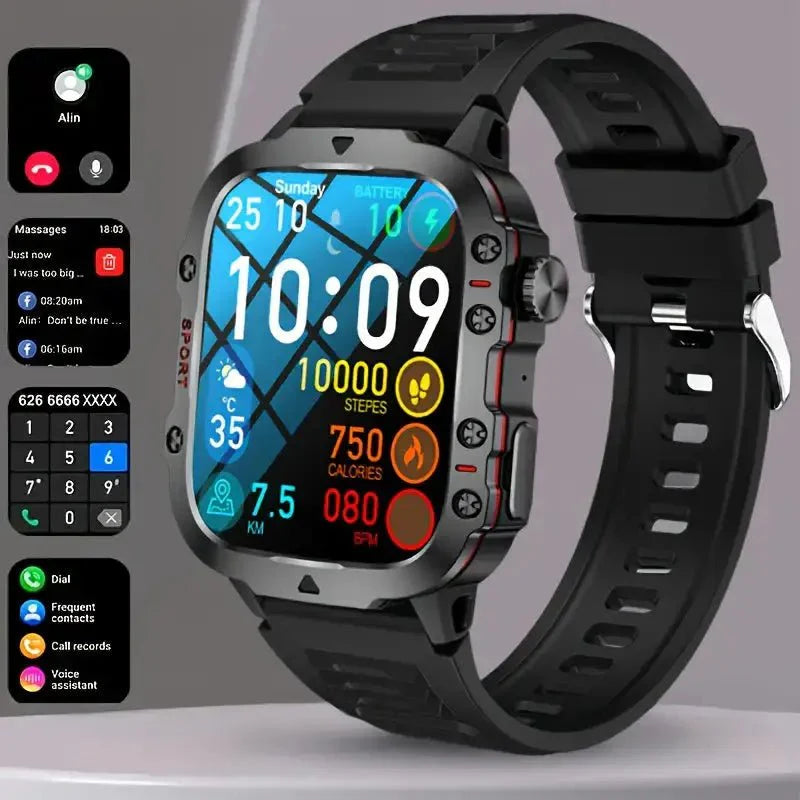 Outdoor Smartwatch – Durable and Waterproof Fitness Tracker