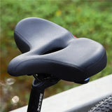 Ergonomic Waterproof Bike Saddle – Shock-Absorbing & Wide Fit