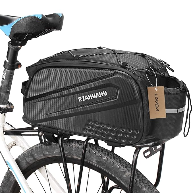 Water-Resistant Bike Pannier – Rigid 25L Rear Rack Bag