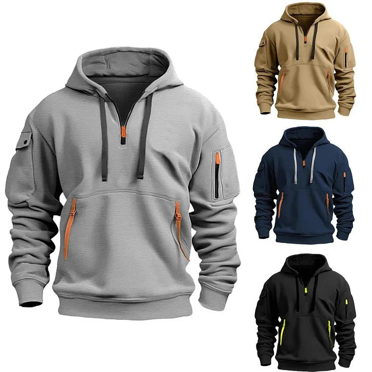 Lightweight Half-Zip Outdoor Hoodie