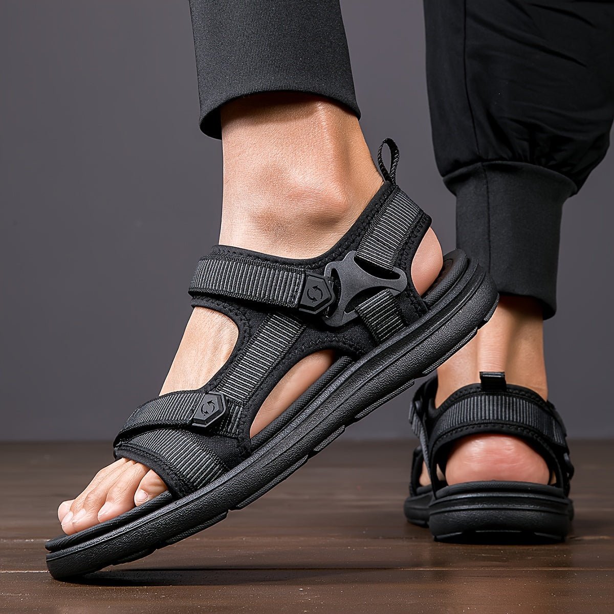 Breathable Anti-Slip Hiking Sandals with Open Toe for Men
