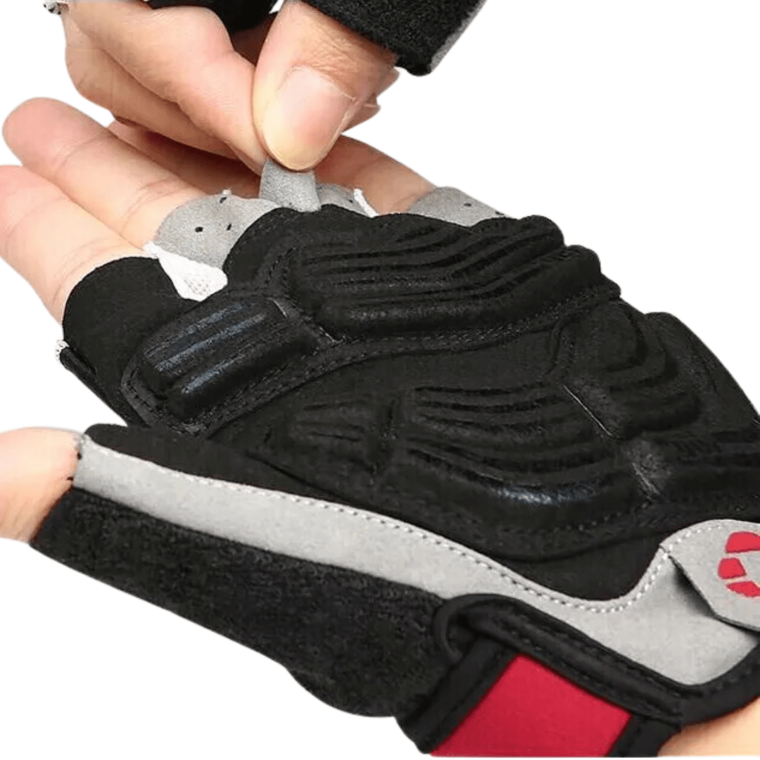 Breathable Cycling Gloves – Gel-Padded with Reflective Trim